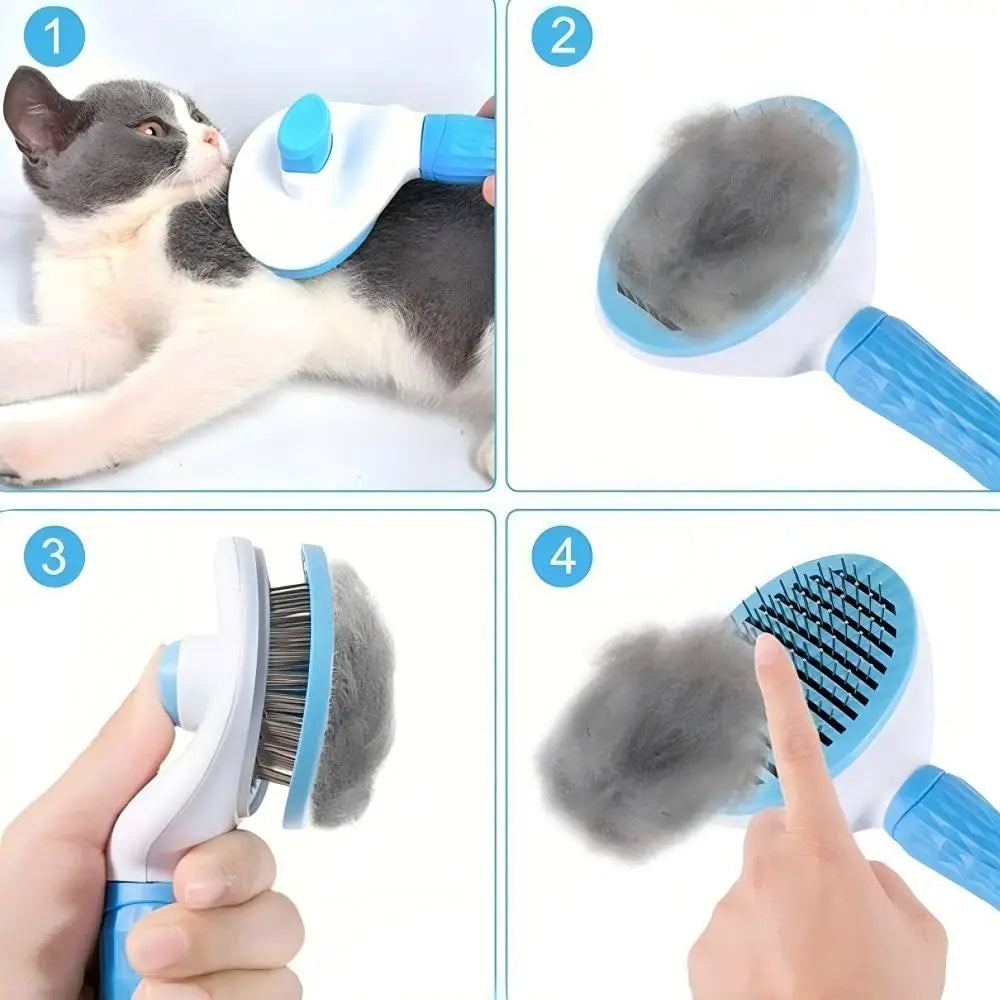 Brosse autonettoyante – Chien & chat – vue 2