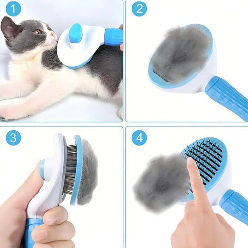 Brosse autonettoyante – Chien & chat – vue 2
