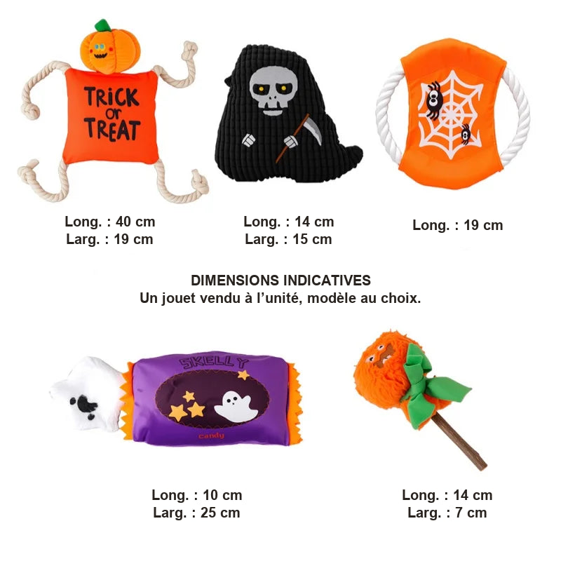 Jouet Halloween en peluche – Chien, 5 modèles