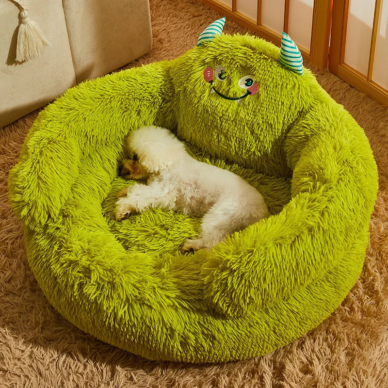 Panier Monstre en peluche – Chien & chat