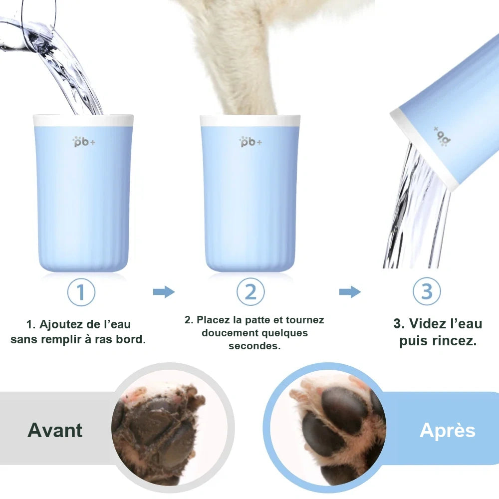 Nettoyeur de pattes en silicone – Chien – vue 4