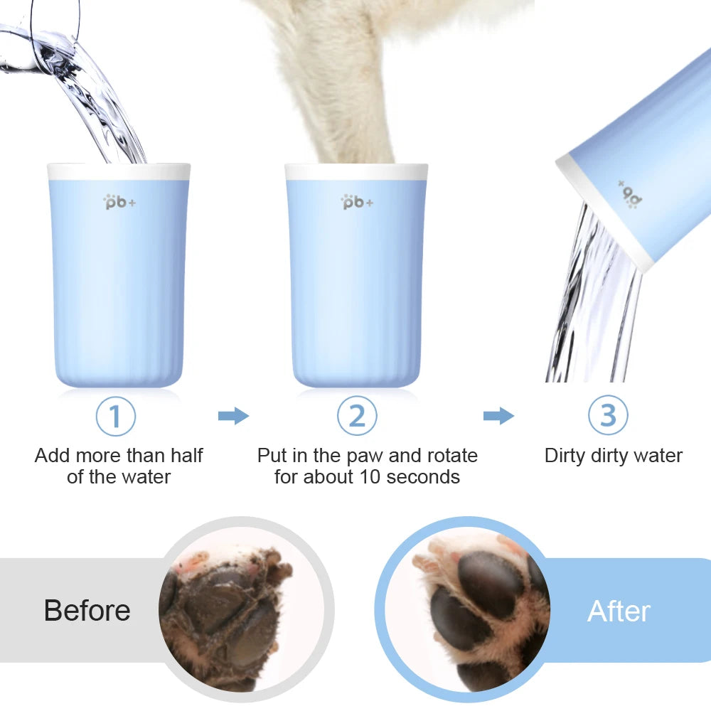 Nettoyeur de pattes en silicone – Chien – vue 4