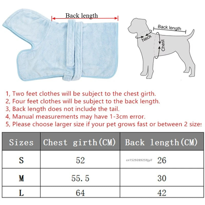 Peignoir absorbant à capuche – Chien & chat – vue 2