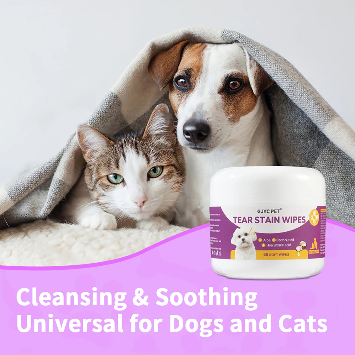 Lingettes contour des yeux – Chien & chat – vue 5