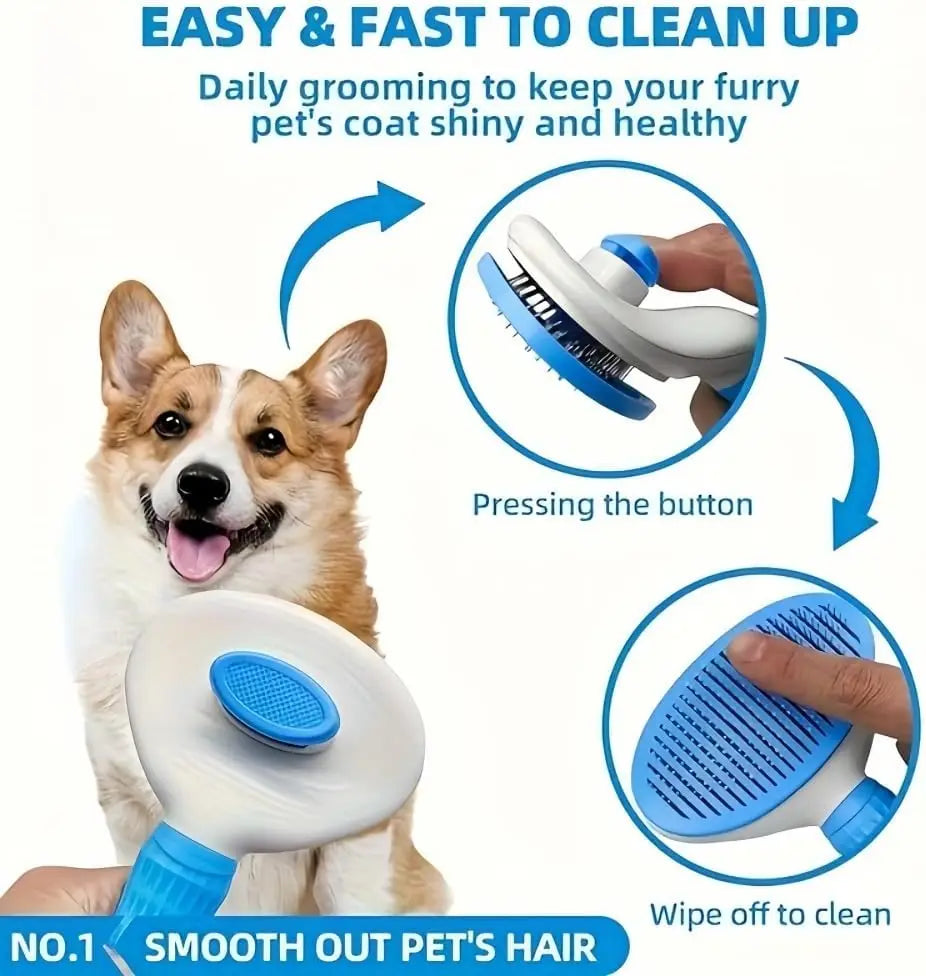 Brosse autonettoyante – Chien & chat – vue 3