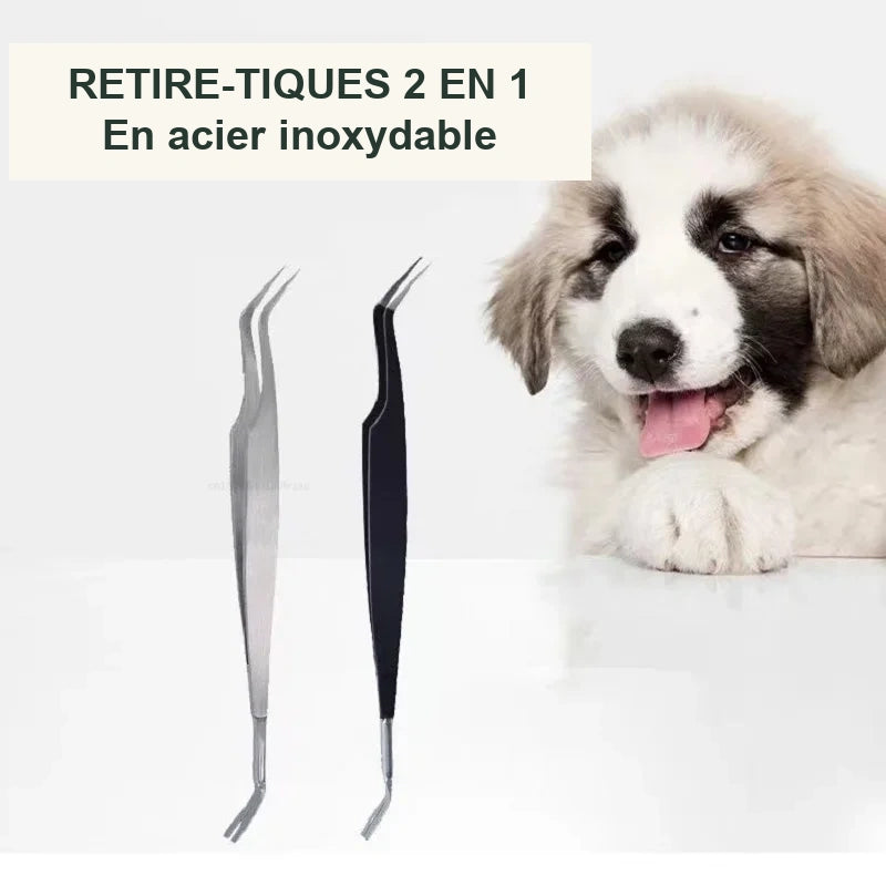 Retire-tiques 2-en-1 – Chien & chat – vue 3