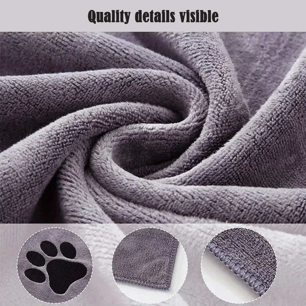 Serviette microfibre absorbante – Chien & chat – vue 4