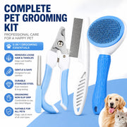 Kit de toilettage 4 pièces – Chien & chat – vue 1