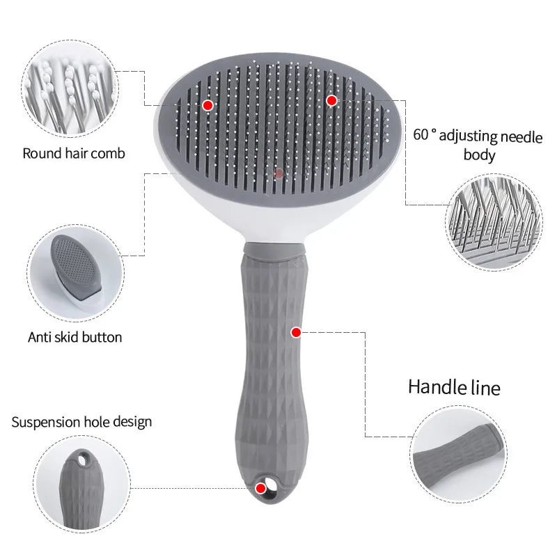 Brosse autonettoyante – Chien & chat – vue 4