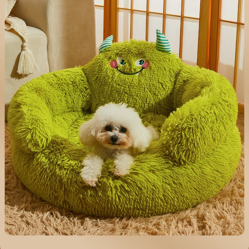 Panier Monstre en peluche – Chien & chat
