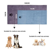Serviette microfibre absorbante – Chien & chat – vue 2