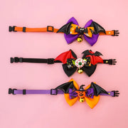 Collier Halloween à ailes – Chien & chat, 3 motifs