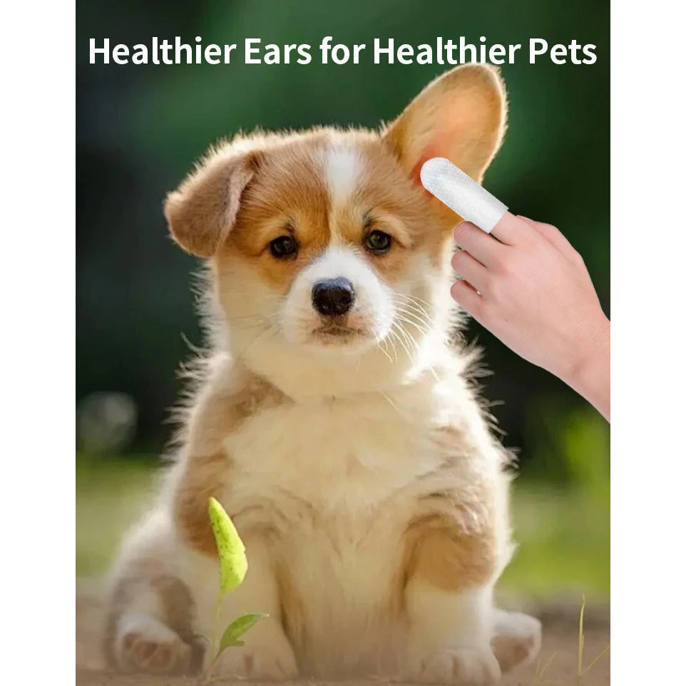 Lingettes doigtiers oreilles – Chien & chat, 50 unités – vue 2