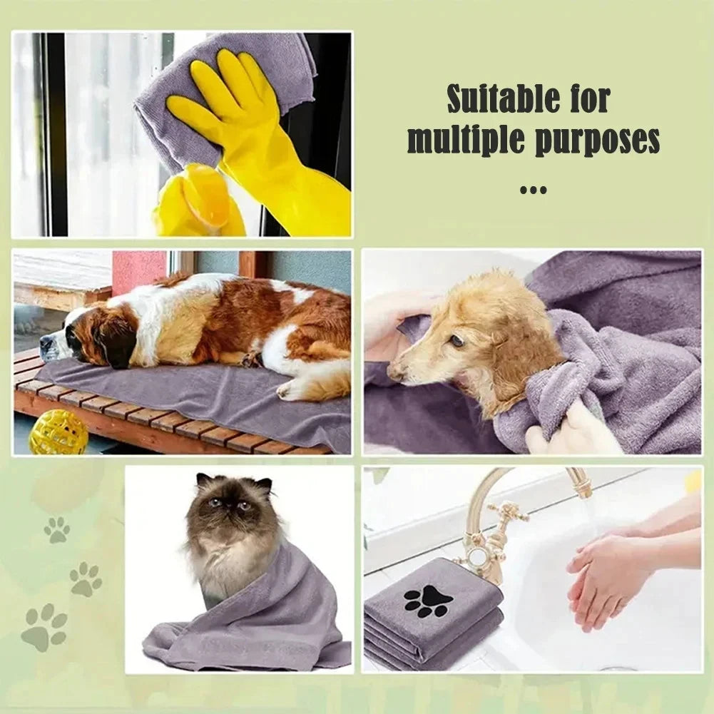 Serviette microfibre absorbante – Chien & chat – vue 6
