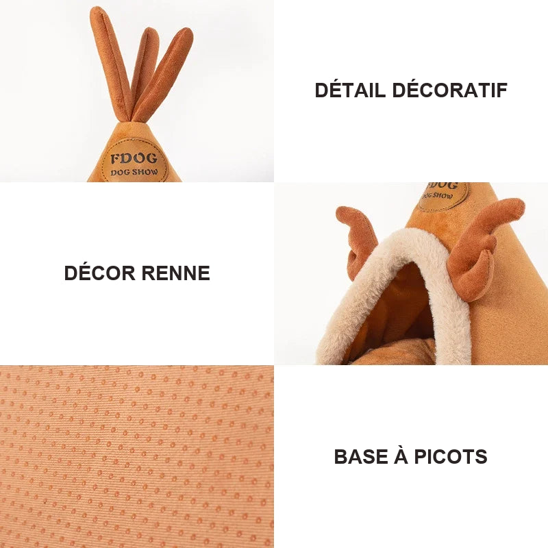 Tipi Douillet en peluche – Chien & chat