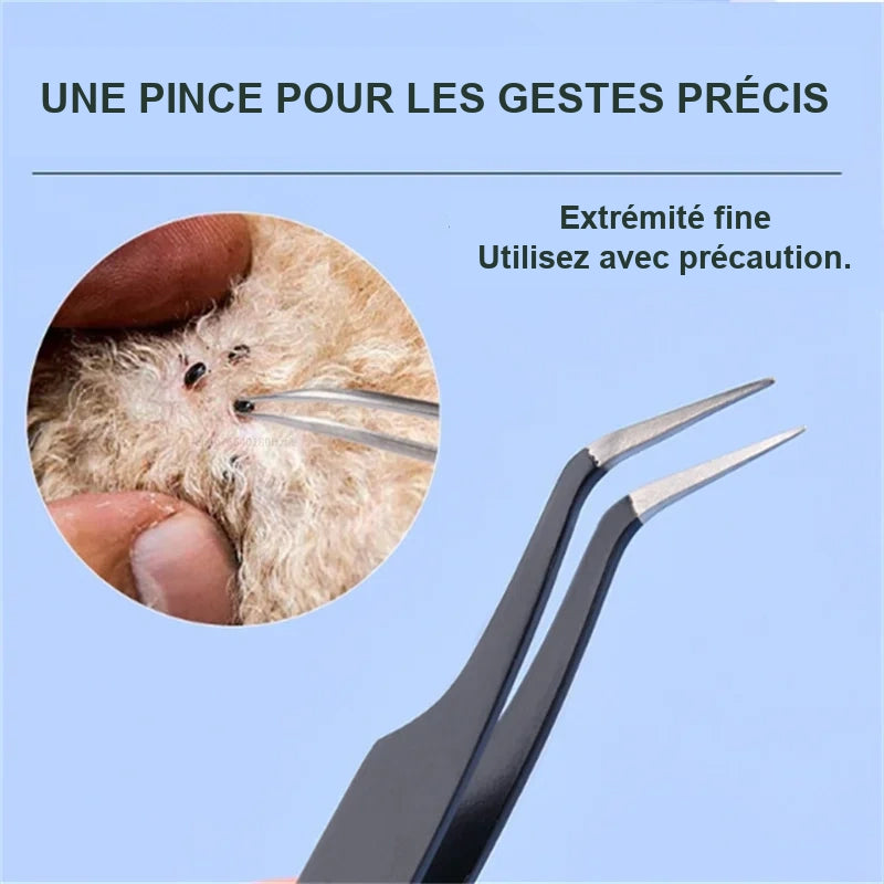 Retire-tiques 2-en-1 – Chien & chat – vue 2