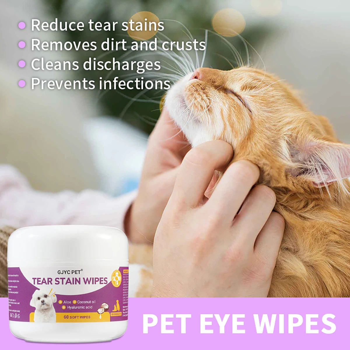 Lingettes contour des yeux – Chien & chat – vue 3