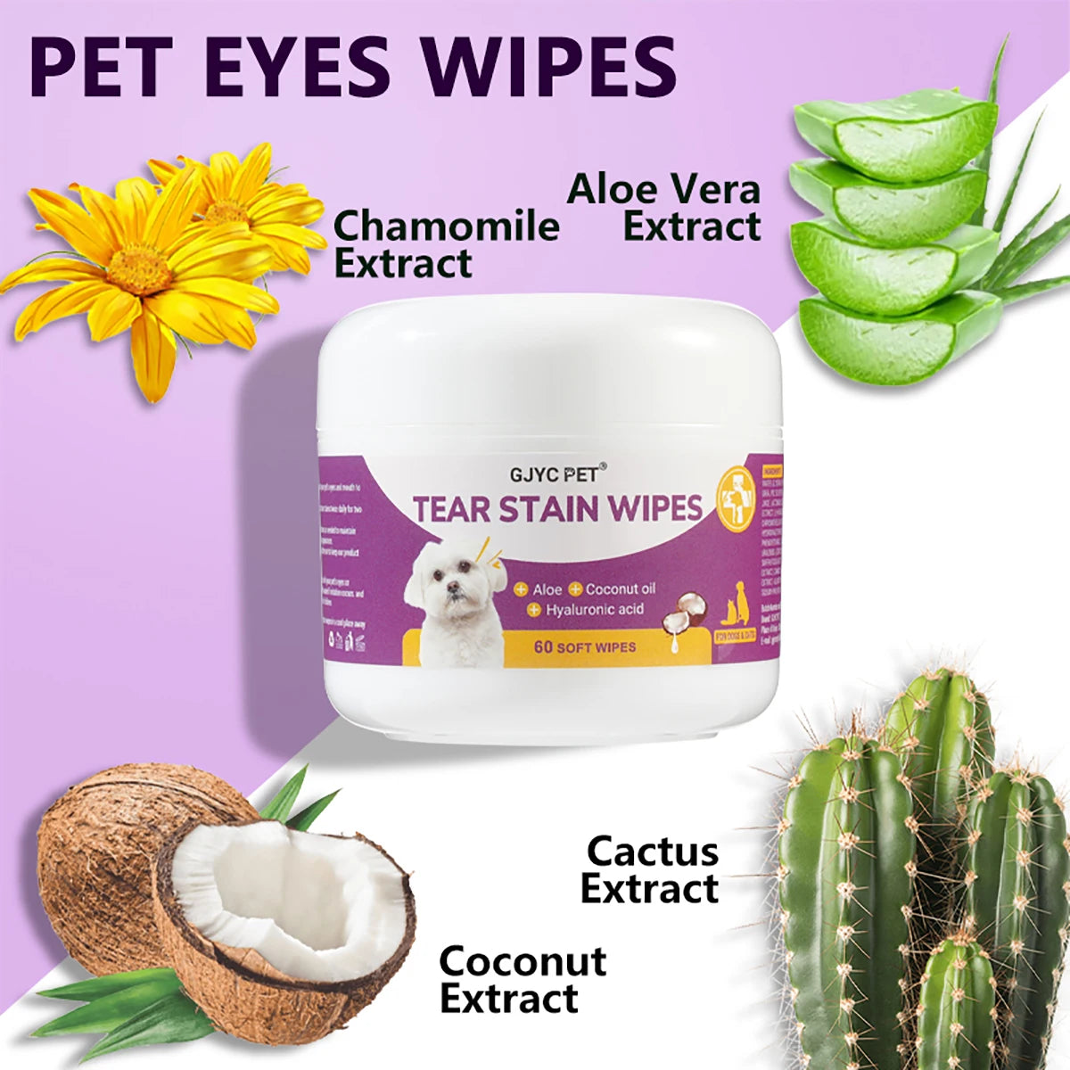 Lingettes contour des yeux – Chien & chat – vue 6