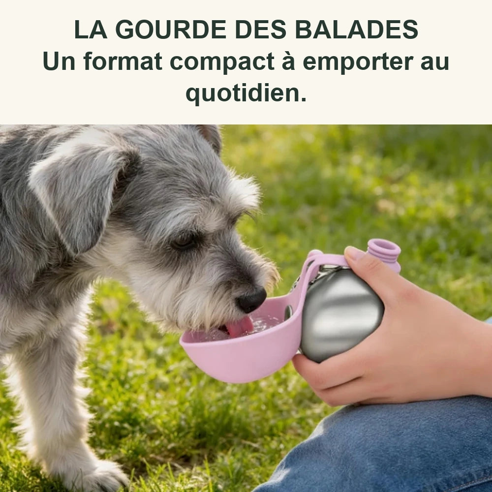 Gourde nomade 2-en-1 – 285 ml – vue 1