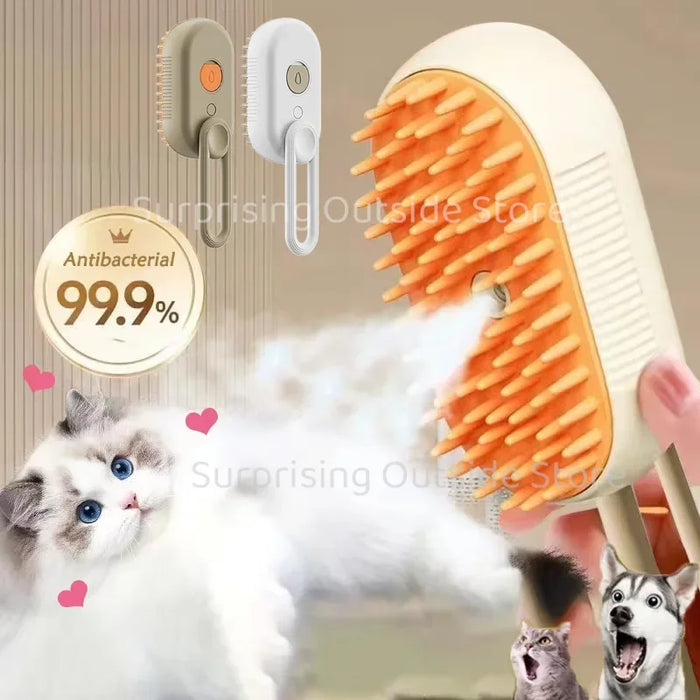 Brosse brumisante 3-en-1 – Chien & chat – vue 1