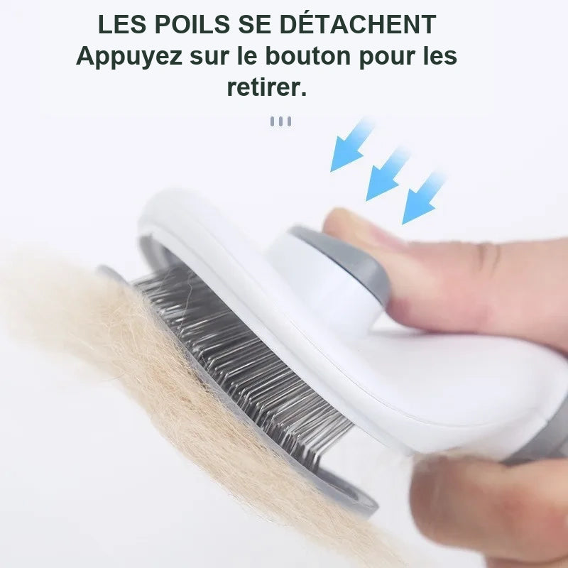 Brosse autonettoyante – Chien & chat – vue 6