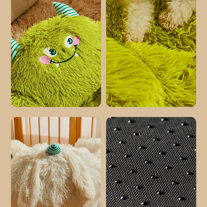 Panier Monstre en peluche – Chien & chat
