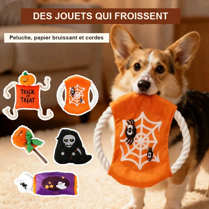 Jouet Halloween en peluche – Chien, 5 modèles